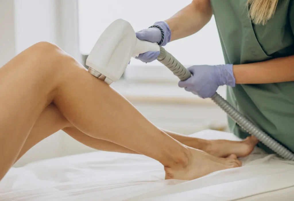 Laser hair removal treatment
